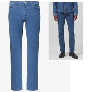 NWT $228 CITIZENS OF HUMANITY GAGE SLIM STRAIGHT LEG BLUE CORDUROY PANTS SIZE 32